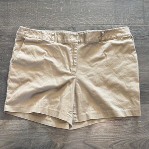 Michael Kors Tan Cotton Bermuda Shorts